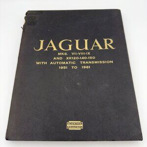 Vintage Jaguar Parts Manual 1951-61 MKS VII-VIII-IX XK Automatic Transmission